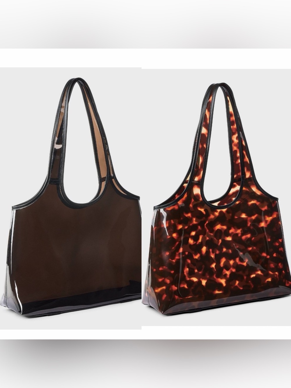 VIRAL Target Jelly Beach Tote Bags Shade & Shore Tortoise and black bundle